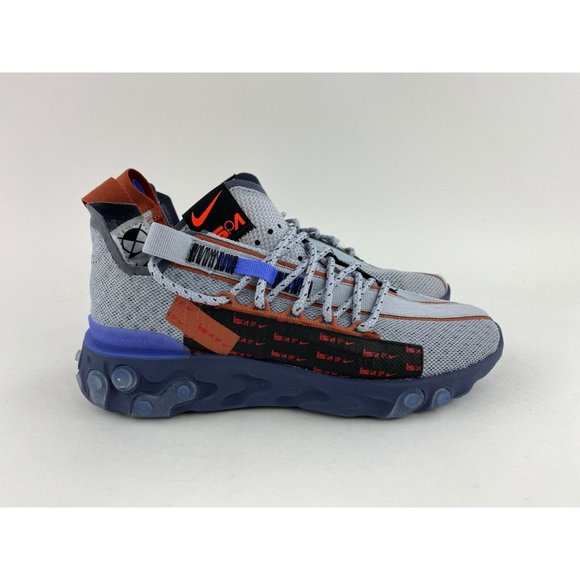Nike React ISPA Wolf Grey Women's Size 6 Sneakers Shoes Gray Purple - Picture 7 of 12